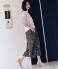 組曲 L ギャザーライトデシン パンツ