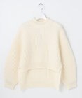 23区 【23区 lab.】ワッフル クルーネック ニット