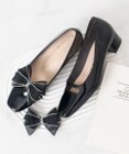 Bridget Birkin 【Bridget Birkin】2wayビジューリボンカットパンプス
