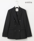 23区 S 【エステータ】ウールギャバジン ダブルブレスト ジャケット