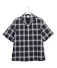 J.PRESS YORK STREET 【UNISEX】オンブレーチェック オープンカラーシャツ