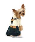 PET PARADISE J.PRESS ブラックウォッチ パンツつなぎ  小型犬
