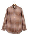 J.PRESS MEN 【KING SIZE】テンセルミックスコットンネルシャツ / B.D.