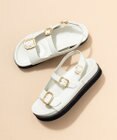 23区 バックル デザイン サンダル