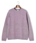 J.PRESS MEN 【KING SIZE】【Cash Lamb's Wool】ケーブルクルーネック ニット_25年モデル