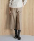 J.PRESS LADIES 【WEB限定カラーあり・洗える】ツムギート flannel ワイド クロップド パンツ