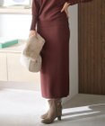 ANY SIS L 【洗える・セットアップ可】アンチピリング総針ニット スカート