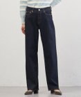 J.PRESS LADIES L 【洗える】BASIC STRETCH DENIM ボーイフィット デニム
