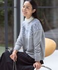 J.PRESS LADIES 【洗える】FAIR ISLE ラウンドネック ニット