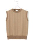 J.PRESS YORK STREET 【WOMEN】ヘリンボーンニットベスト