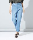 SHARE PARK LADIES センタープレスストレートデニム