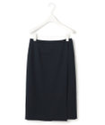 ICB 【洗える】37.5TRストレッチ ラップ風スカート