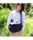 PET PARADISE ソフト メッシュスリング キャリーバッグ【超小型犬】 ブラック / ホワイト