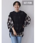 AMERICAN HOLIC ＳＥＴ　ボリュームスリーブシャツ＋ニットベスト