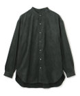 JOSEPH HOMME コマスウェード  バンドカラーシャツ