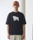 J.PRESS YORK STREET 【UNISEX】ブルドックプリントリブ Tシャツ