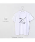 Mother garden しろたん Tシャツ 半袖  《しろたんじぇんと柄》 白色 S/M/L/XL