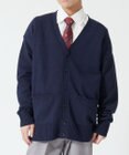 WEGO 【SCHOOL ITEM】メンズスクールニットカーディガン
