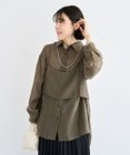 Green Parks ＳＥＴ２点シアーシャツ＋ビスチェ