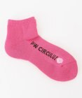 PW CIRCULUS 【WOMEN】【土踏まずをサポート】ロゴ ショートソックス