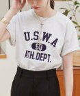 WEGO 【ANGIE VINTAGE】カレッジロゴプリントTee