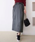 ANY SIS 【WEB・一部店舗限定】サテンカーゴ スカート