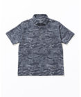 JOSEPH ABBOUD MOUNTAIN 【吸水速乾・男女兼用】カモフラジャガードポロシャツ