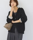 AMERICAN HOLIC ＶネックＷフェイスニットカーディガン