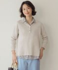 J.PRESS LADIES S リネンコットンコード ポロ ニット