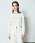 GRACE CONTINENTAL フクレジャガードニットトップ