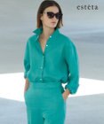 23区 S 【エステータ】チンツリネン オーバーサイズ シャツ
