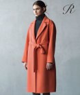 23区 L 【R(アール)】ウールメルトンリバー ロング ラップコート