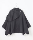 #Newans 【撥水】ラップストールケープトレンチコート