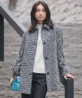 J.PRESS LADIES ループCheck ステンカラー コート