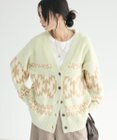 CRAFT STANDARD BOUTIQUE オルテガ柄ニットカーディガン