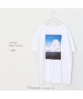 Mother garden しろたん ビッグ Ｔシャツ 半袖 バックプリント 《入道雲》 フリーサイズ