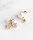 TOCCA 【大人百花掲載】DOUBLE FACE PEARL EARRINGS イヤリング