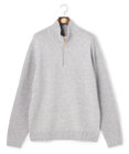 J.PRESS MEN 【KING SIZE】【Cash Lamb's Wool】ハーフジップ ニット_25年モデル