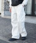 WEGO 【ユニセックス着用ITEM/SMLサイズ展開】イージーワイドカーゴパンツ