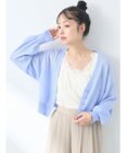 earth music&ecology シアーラメＶネックカーディガン