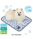 PET PARADISE リサとガスパール 水色 柔らか クールマット  (48×40cm)