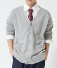 WEGO 【SCHOOL ITEM】メンズスクールニットカーディガン