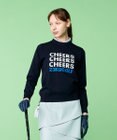 23区GOLF 軽量さが自慢！【WOMEN】ＣＨＥＥＲＳ ロゴニット