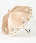 MOONBAT 【耐風】mila schon 長傘  フラワーサテンプリント
