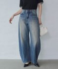 WEGO ワイドカーブデニムパンツ