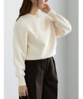 Te chichi ワンポイント刺繍裏起毛プルオーバー