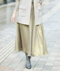自由区 L 【カタログ掲載】シャイニーギャザー スカート