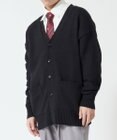 WEGO 【SCHOOL ITEM】メンズスクールニットカーディガン