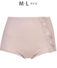WACOAL ショーツ はきこみ丈ふかめ 綿100％(身生地) リブ素材 ラクなはきごこち 【ボディスエード】 レディース PPA503 /ワコール