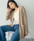 YECCA VECCA スリットミドル丈カーディガン